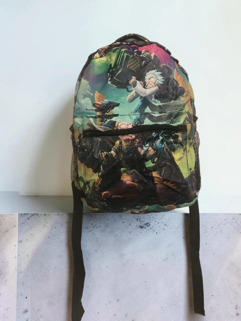 Rick And Morty Backpack With Lunch Bag And Pencil Bag